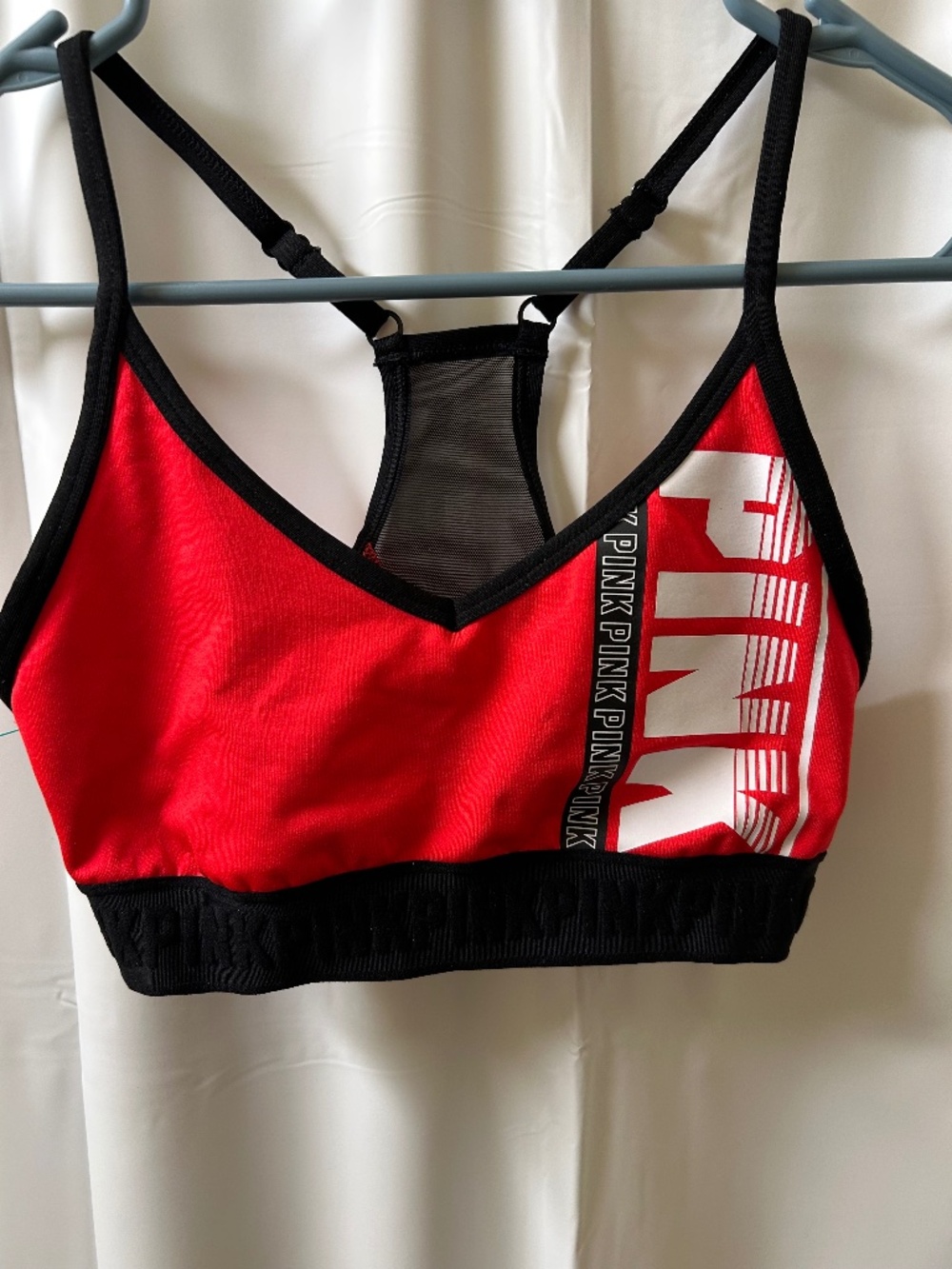 PINK Victorias Secret Logo Athletic Bra
